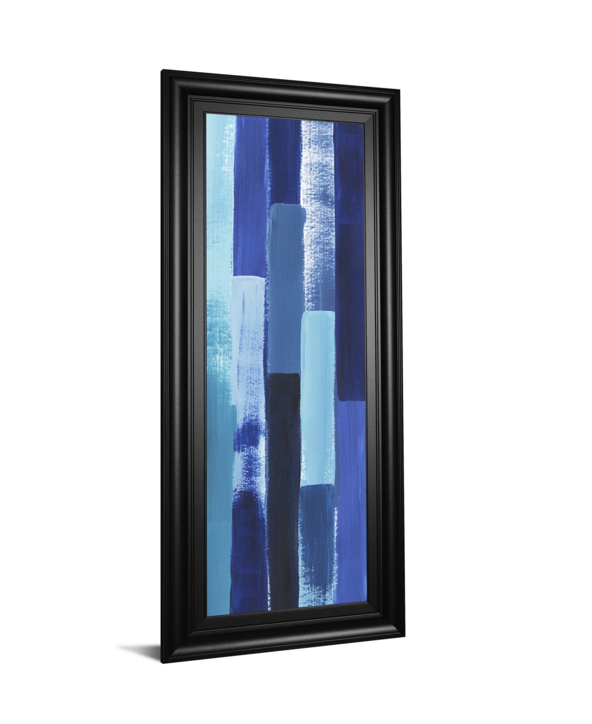 Classy Art Azul Waterfall Ii by Grace Popp Framed Print Wall Art,