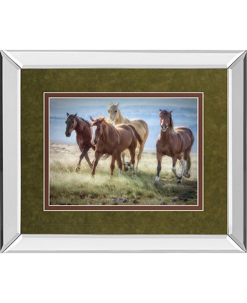 Classy Art Morning Stroll By Wendy Caro Mirror Framed Print Wall