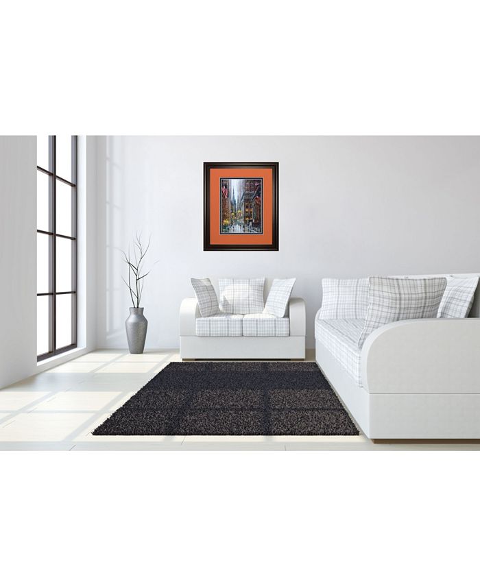 Classy Art Wall Street by Guy Dessapt Framed Print Wall Art, 34" x 40