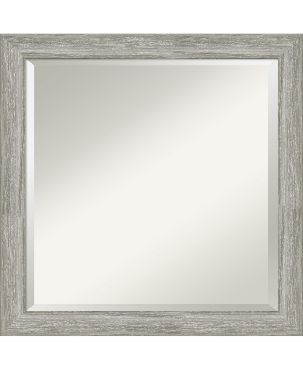 Dove Framed Bathroom Vanity Wall Mirror, 23.5" x 23.50" - Gray