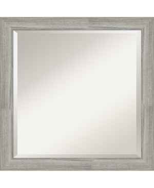 Amanti Art Dove Framed Bathroom Vanity Wall Mirror, 23.5" X 23.50" In Gray