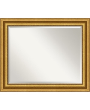 Amanti Art Parlor Gold-tone Framed Bathroom Vanity Wall Mirror, 33.62" X 27.62"