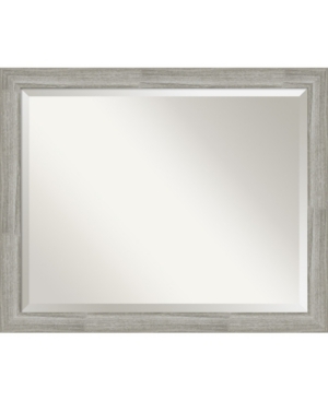 Amanti Art Dove Framed Bathroom Vanity Wall Mirror, 31.5" X 25.50" In Gray