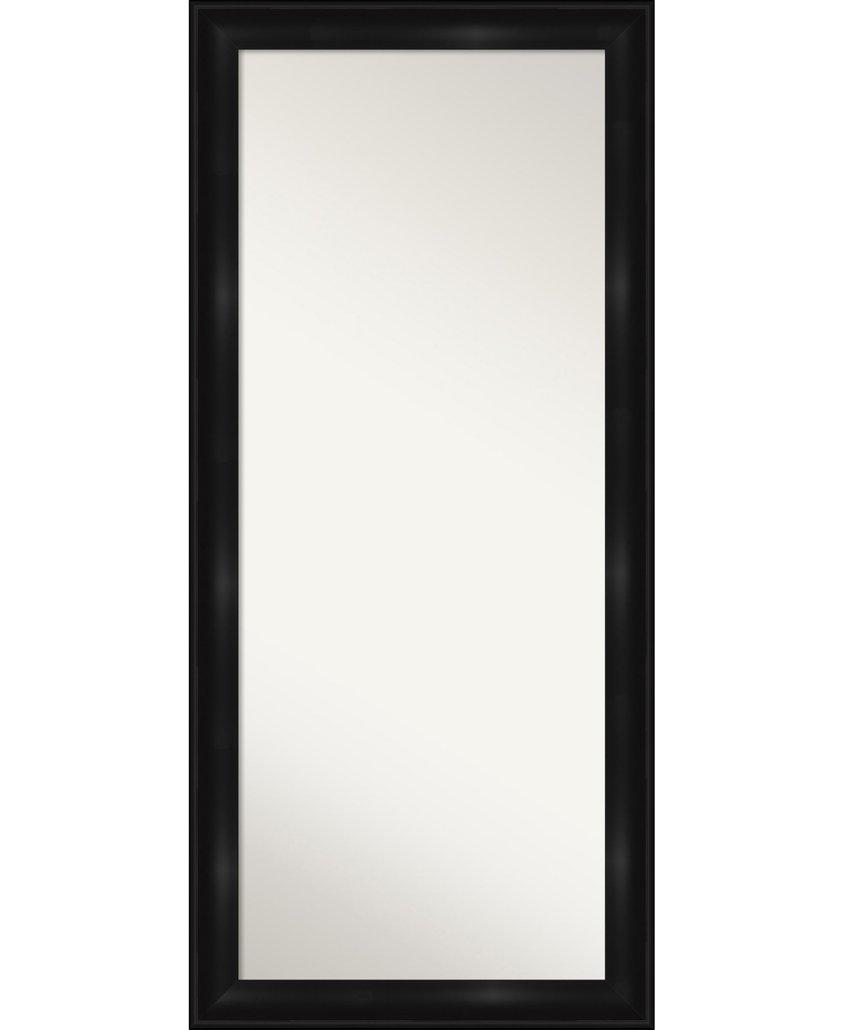 Grand Framed Floor/Leaner Full Length Mirror, 29.75" x 65.75" - Black