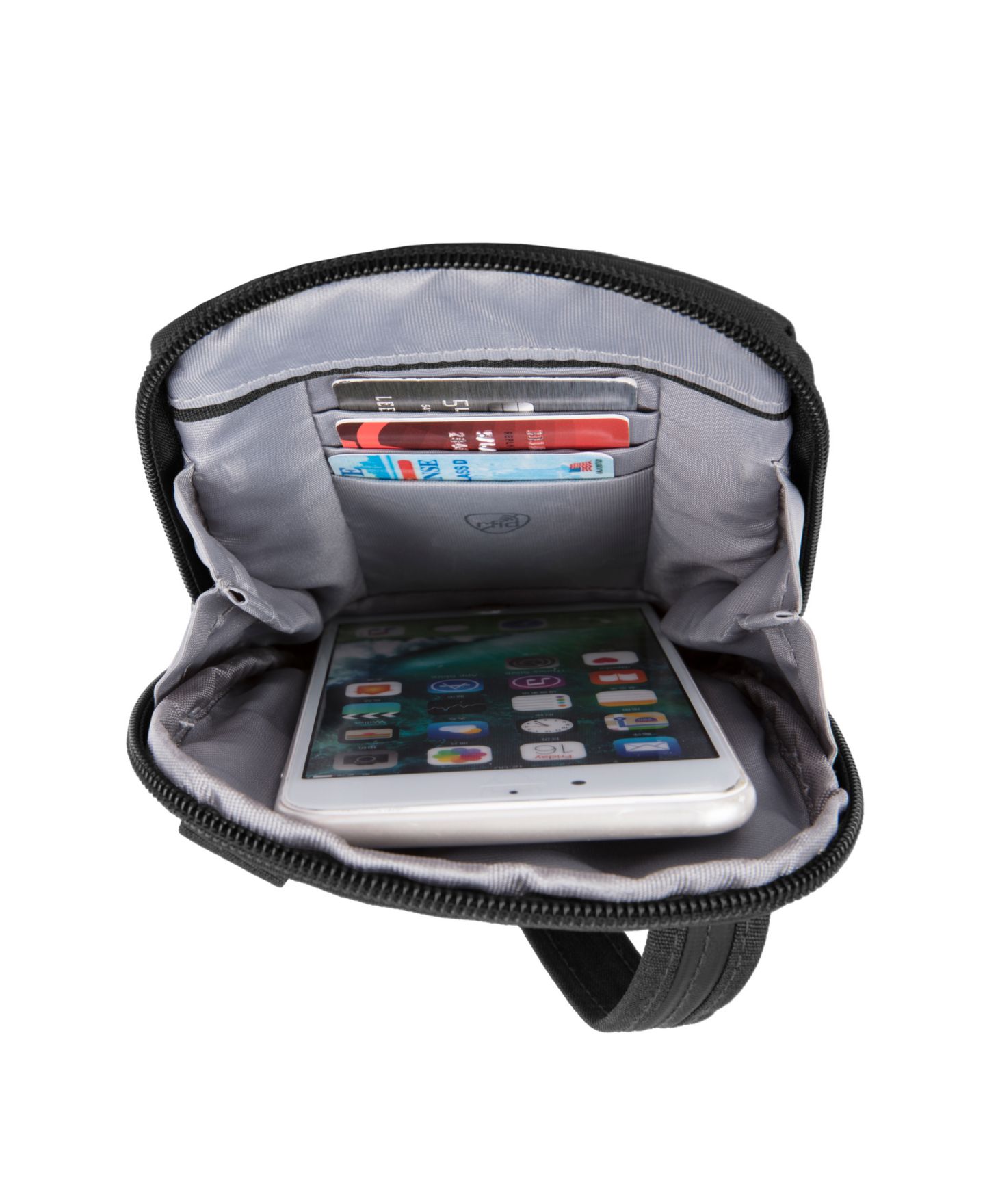 Сумка Travelon Anti-Theft Metro Stadium Crossbody, цвет: Чёрный — фото 5
