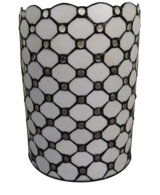 Tiffany Style 2-Light Jeweled Wall Sconce