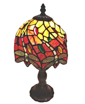 Amora Lighting Tiffany Style Dragonfly Table Lamp - Macy's