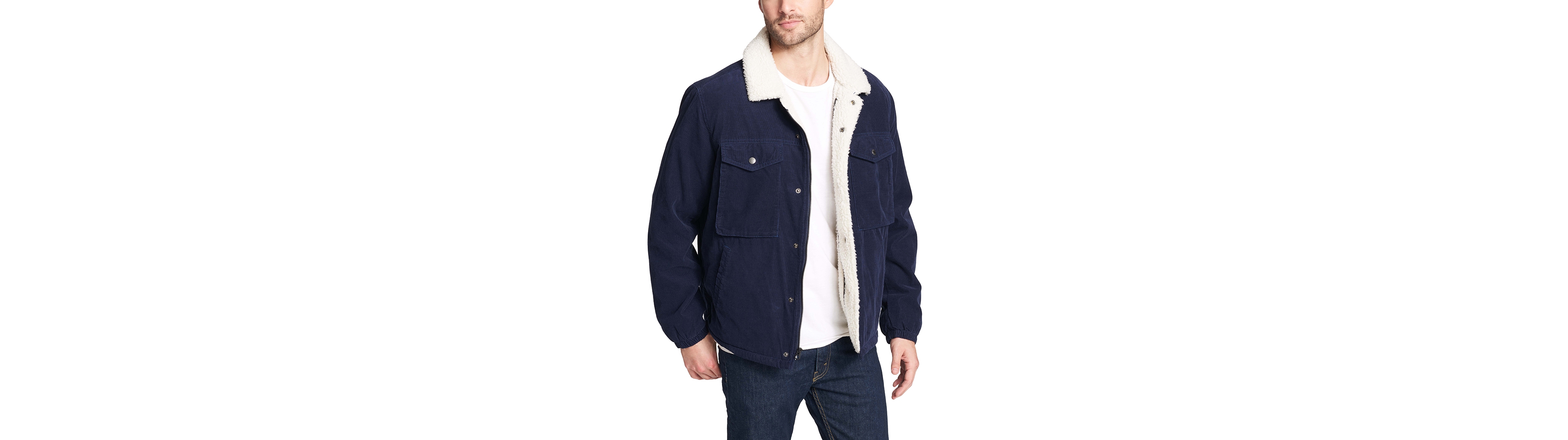 Levi's Men's Fleece-Lined Corduroy Trucker Jacket
