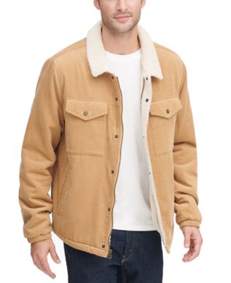 Levi's Men's Fleece-Lined Corduroy Trucker Jacket - Macy's