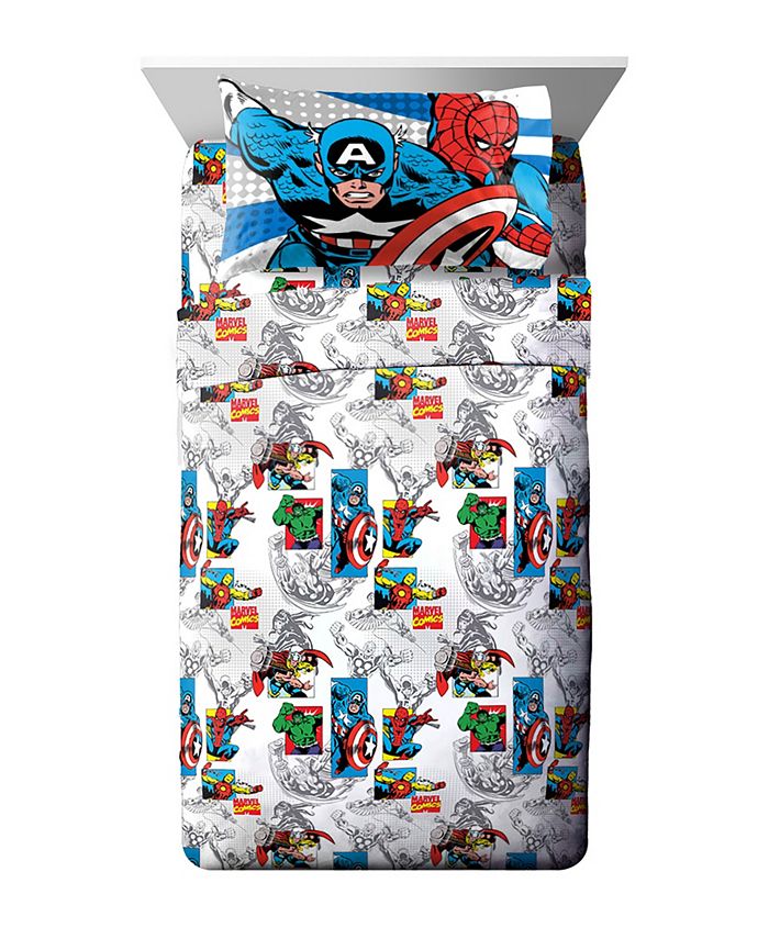Marvel Avengers 3Piece Twin Sheet Set Macy's