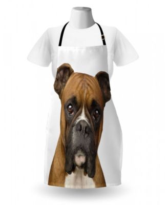 Ambesonne Boxer Dog Apron
