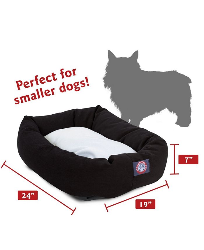Majestic Pet Poly Cotton Sherpa Bagel Dog Bed Macy's