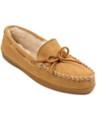 moccasin slippers hard sole