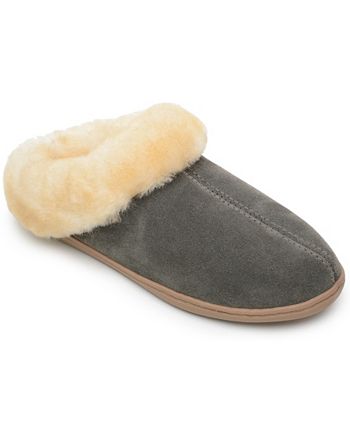 Minnetonka women's online sheepskin mule slipper