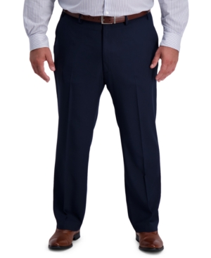 Haggar Men's Big & Tall Active Series Classic-Fit Performance Stretch Dress Pants