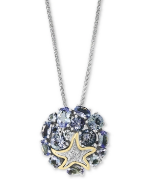 image of Effy Tanzanite (4-1/2 ct. t.w.) & Diamond (1/20 ct. t.w.) 18