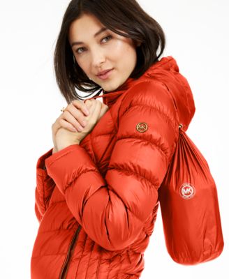 michael kors jacket orange
