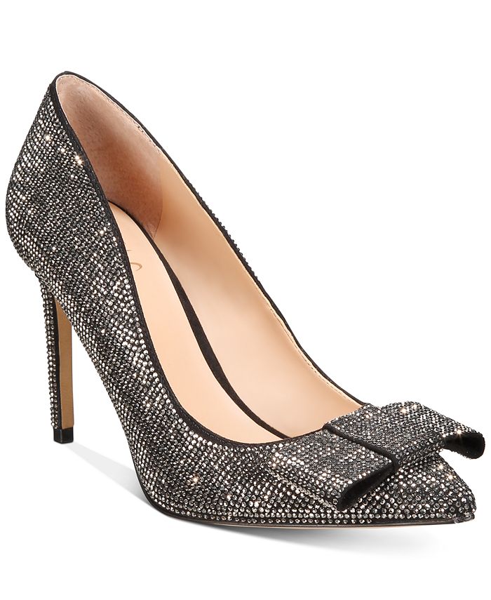 INC International Concepts INC Women's Kalina Bling Bow Pumps, Created ...