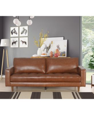 Shiloh 80" Leather Sofa