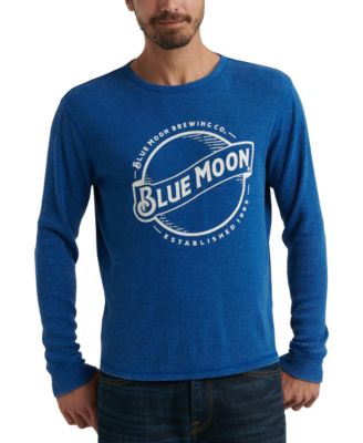 Lucky Brand - Men's Long-Sleeve Blue Moon Graphic T-Shirt