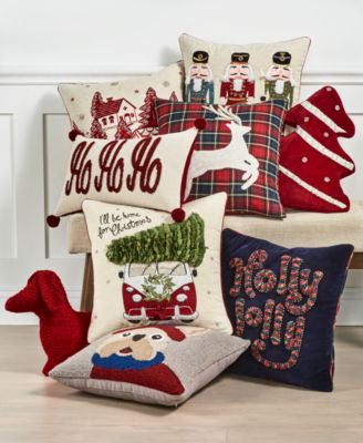 Martha Stewart Collection Ho Ho Ho 20 X 12 Decorative Pillow