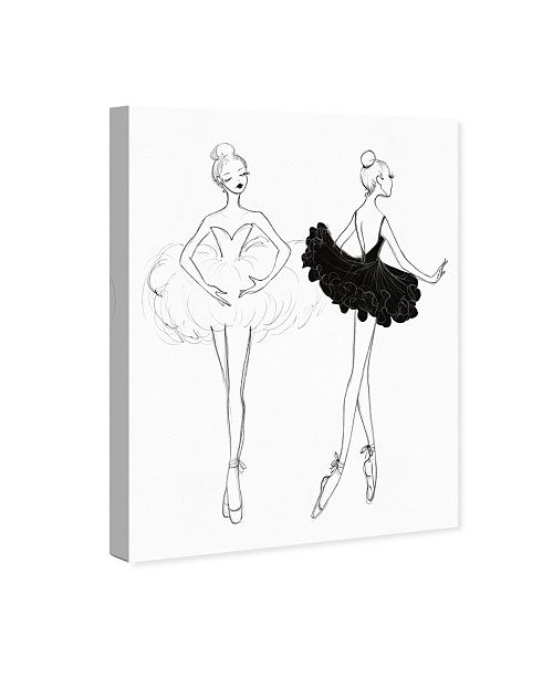 Oliver Gal Ballerina Sketch Iv Canvas Art Collection Reviews