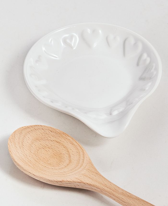 Martha Stewart Collection Heart Spoon Rest, Created for Macy's Macy's