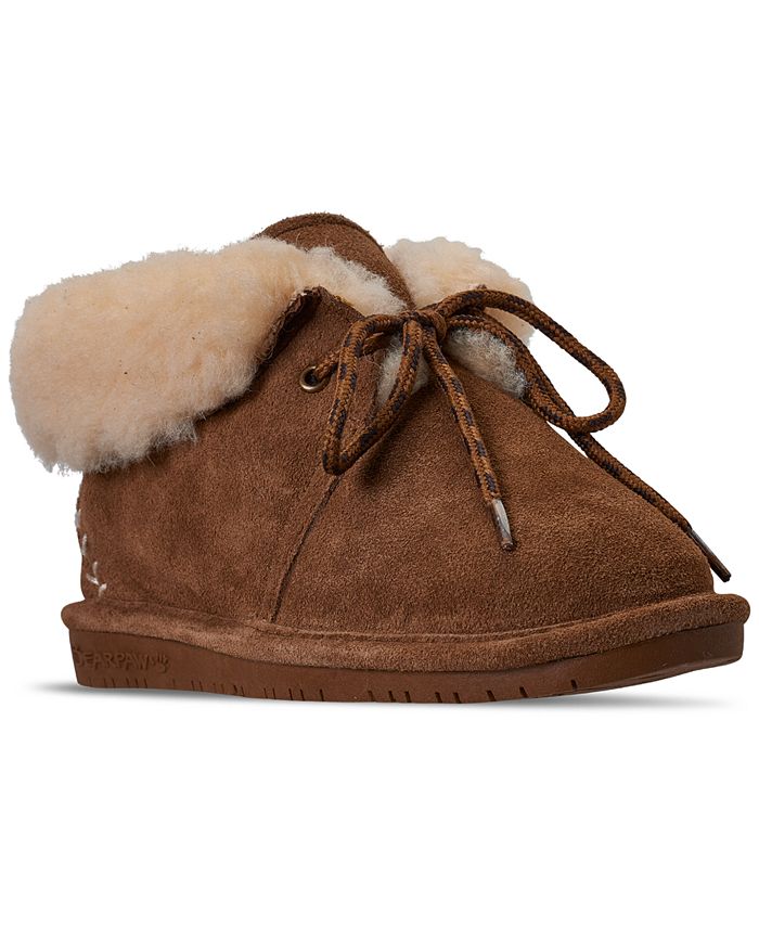 BEARPAW Big Girls Kory Low Top Moccasin Boots from Finish Line