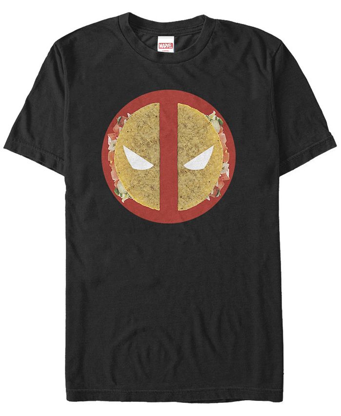 Fifth Sun Marvel Men's Deadpool Taco Face Costume Short Sleeve T-Shirt ...