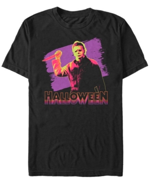 Halloween 2 Men's Neon Michael Myers Short Sleeve T-Shirt