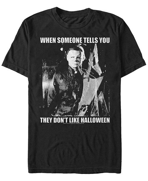 Fifth Sun Halloween 2 Men S Michael Myers Mood Short Sleeve T