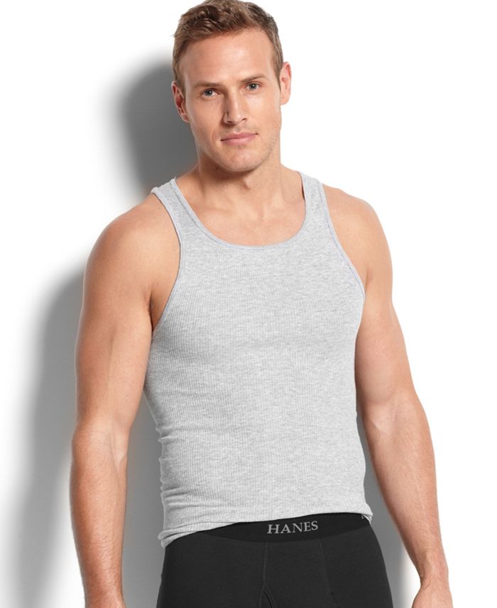 Hanes Men's Platinum FreshIQ™ Underwear, Tank 4 Pack - Macy's