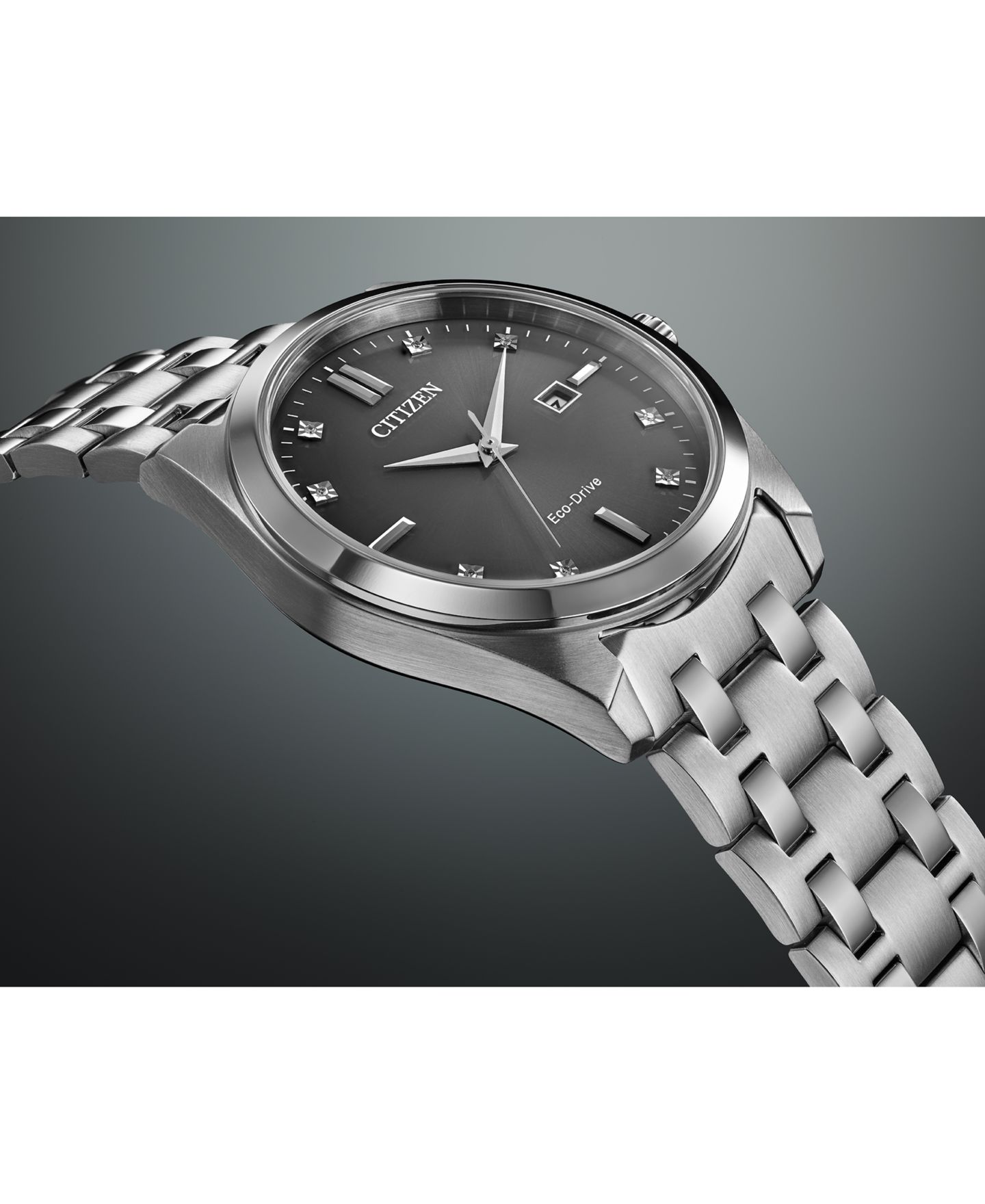 Мужские часы Citizen Eco-Drive Corso Stainless Steel Bracelet Watch 41mm — фото 7