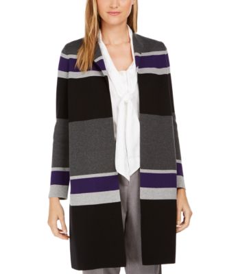 calvin klein open front cardigan