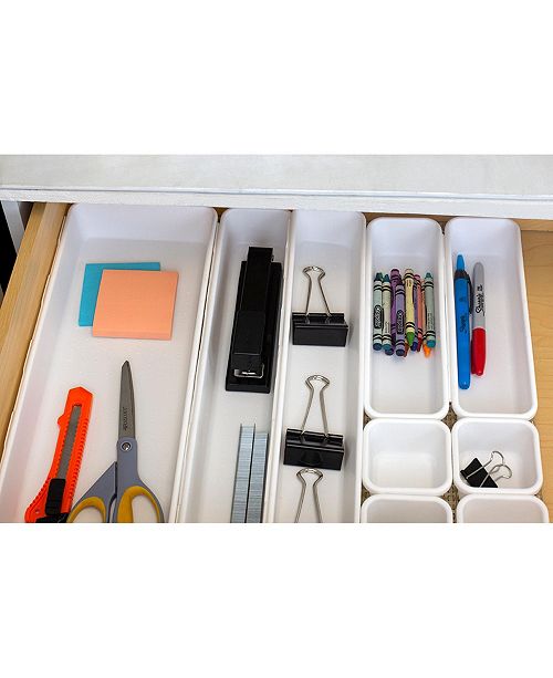 Hds Trading Corp Hds Trading Interlocking Plastic Drawer Organizer