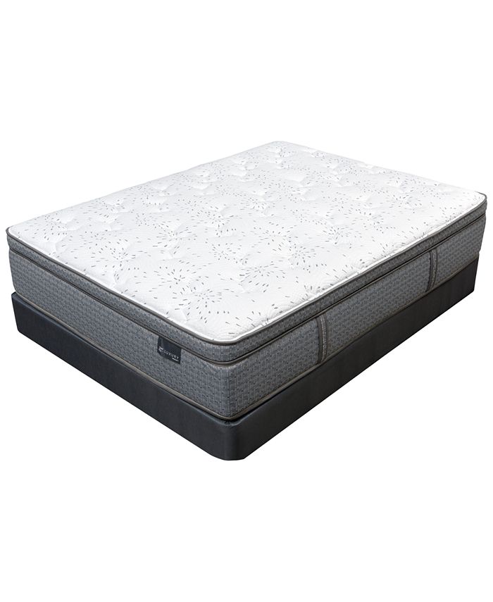 King Koil Luxury Prescott 15" Plush Pillow Top Mattress Set Twin XL