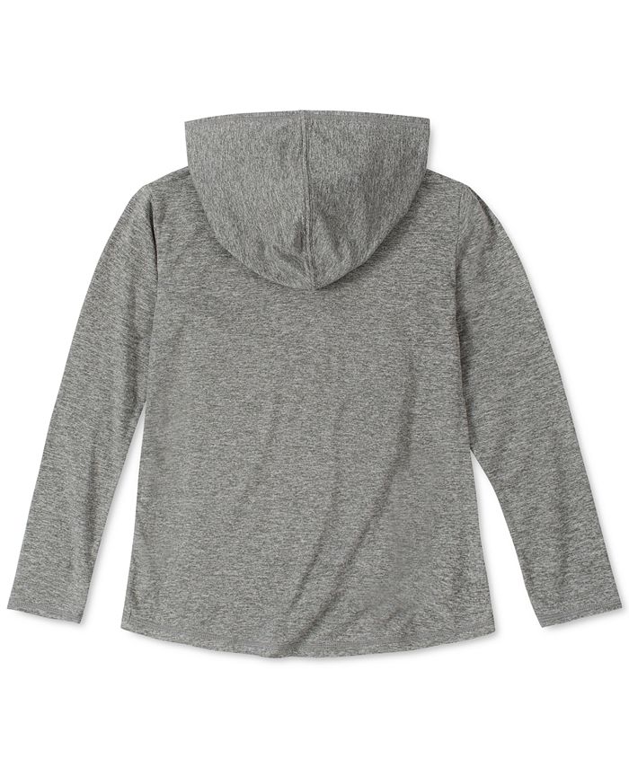 Calvin Klein Big Girls Logo-Print Hooded T-Shirt - Macy's