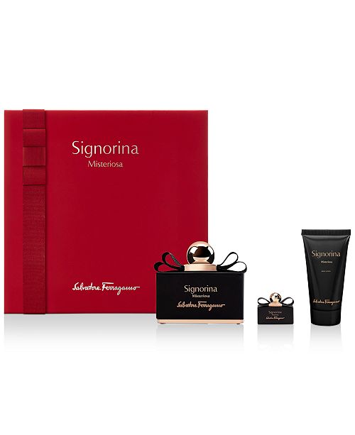 Salvatore Ferragamo 3 Pc Signorina Misteriosa Gift Set Reviews All Perfume Beauty Macy S