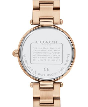 COACH - Women's Park Carnation Gold-Tone Bracelet Watch 34mm