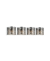 Cwi Lighting Bubbles 4 Light Wall Sconce - Chrome