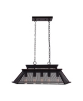 Cwi Lighting Savill 5 Light Chandelier - Black