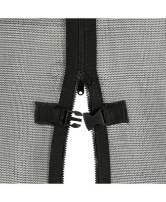 Upperbounce Trampoline Enclosure Set to fit 10' Round Frames, for 2 or 4 W-Shaped Legs -Set Includes: Net, Poles and Hardware Only