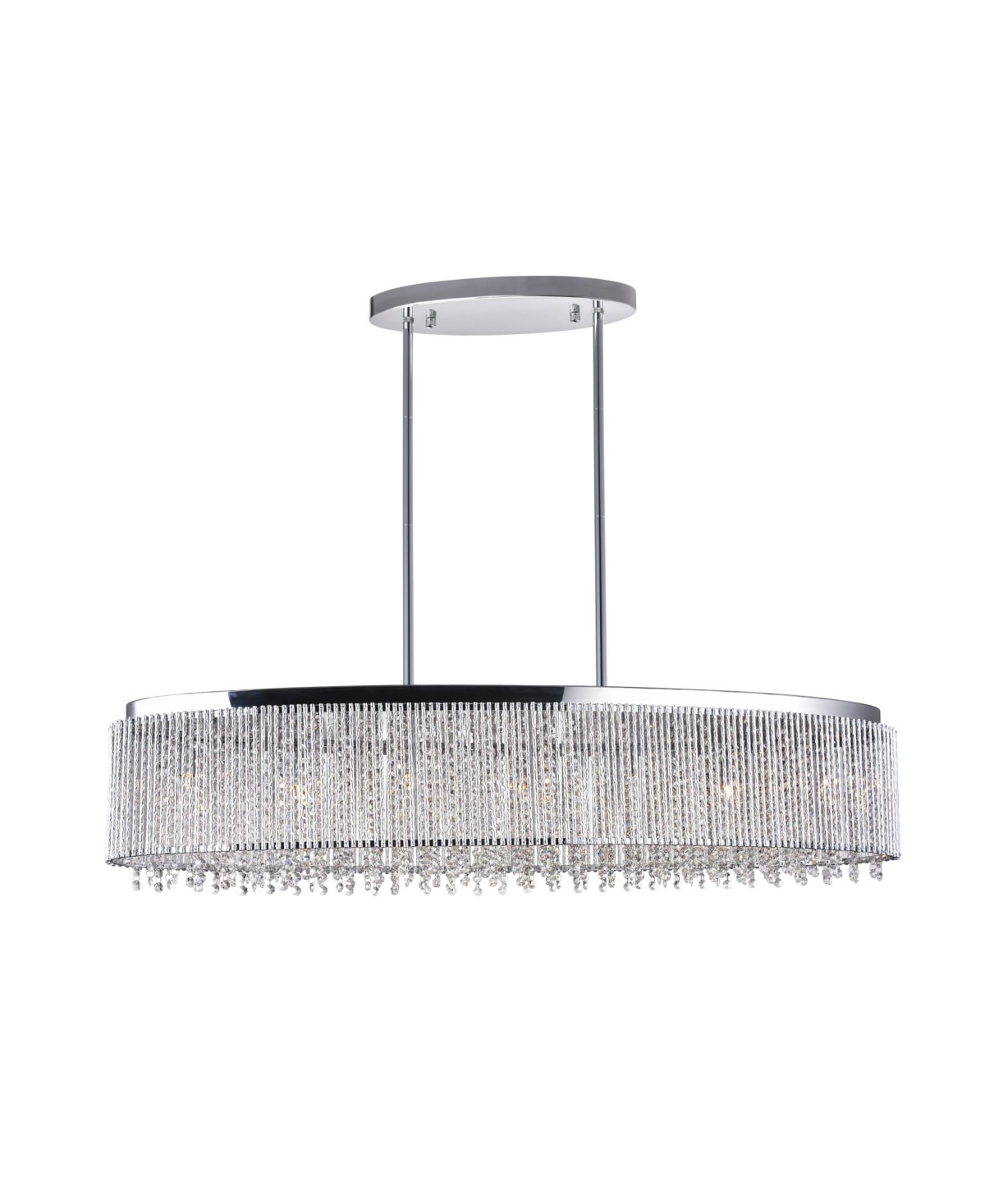 Shop Cwi Lighting Claire 7 Light Chandelier In Chrome