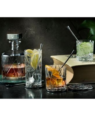 City Double Old-Fashioned Glasses, Set of 4