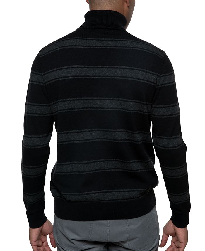 Kenneth Cole Men's Striped Turtleneck Sweater - Macy's