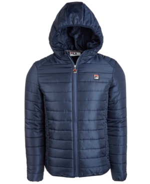 Fila Pavo Quilted Hooded Jacket In | ModeSens
