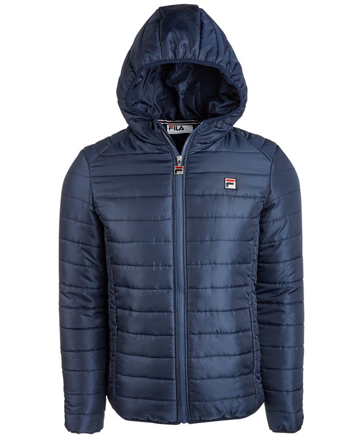 Fila Men's Pavo Quilted Hooded Jacket - Macy's