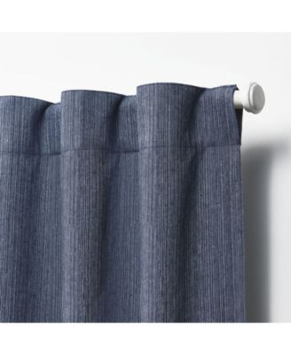 Sallie Total Blackout, Back Tab and Rod Pocket Single Curtain Panel