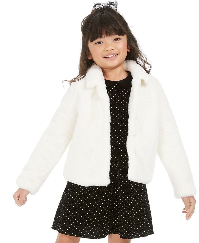 Macys Clothing Jackets Gilets Toddler Girls Faux Fur Vest 