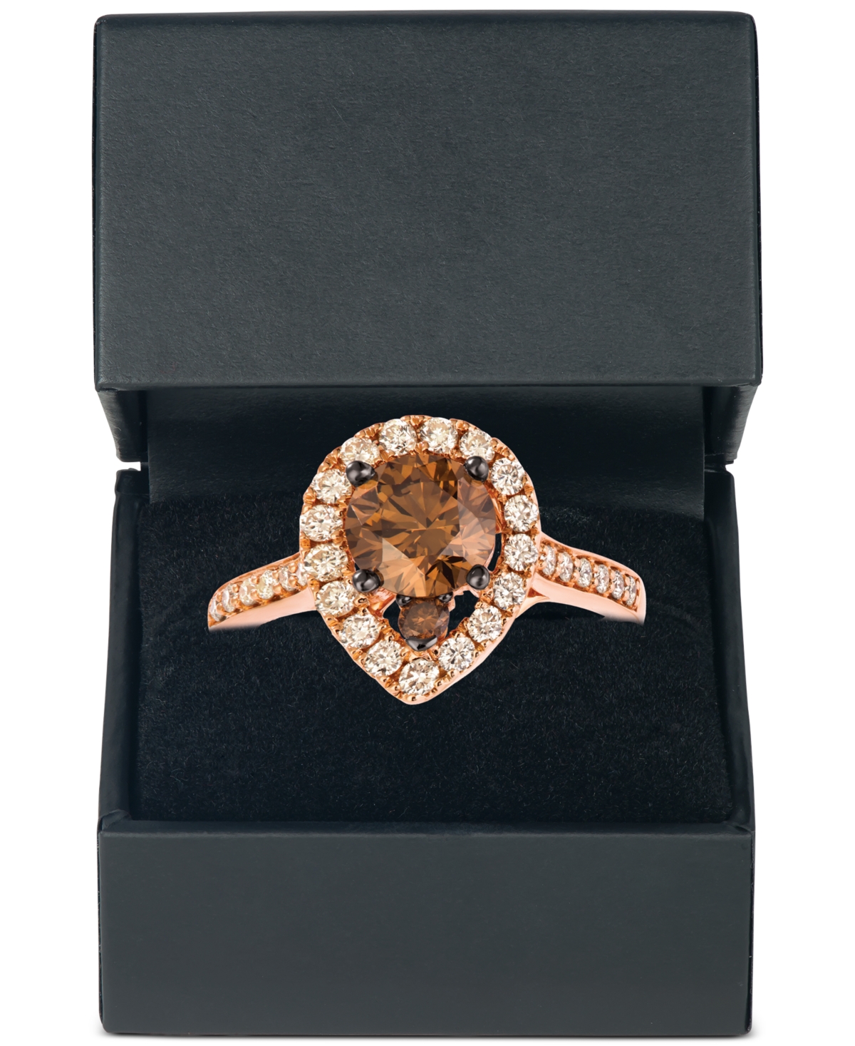 Le Vian Diamond Halo 20th Jubilee Ring (1-5/8 ct. t.w.) in 14k Rose and White Gold